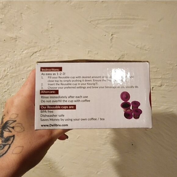 NWT, Reusable K Cups for Keurig 2.0 & 1.0 - Pack of 4 - Picture 3 of 3